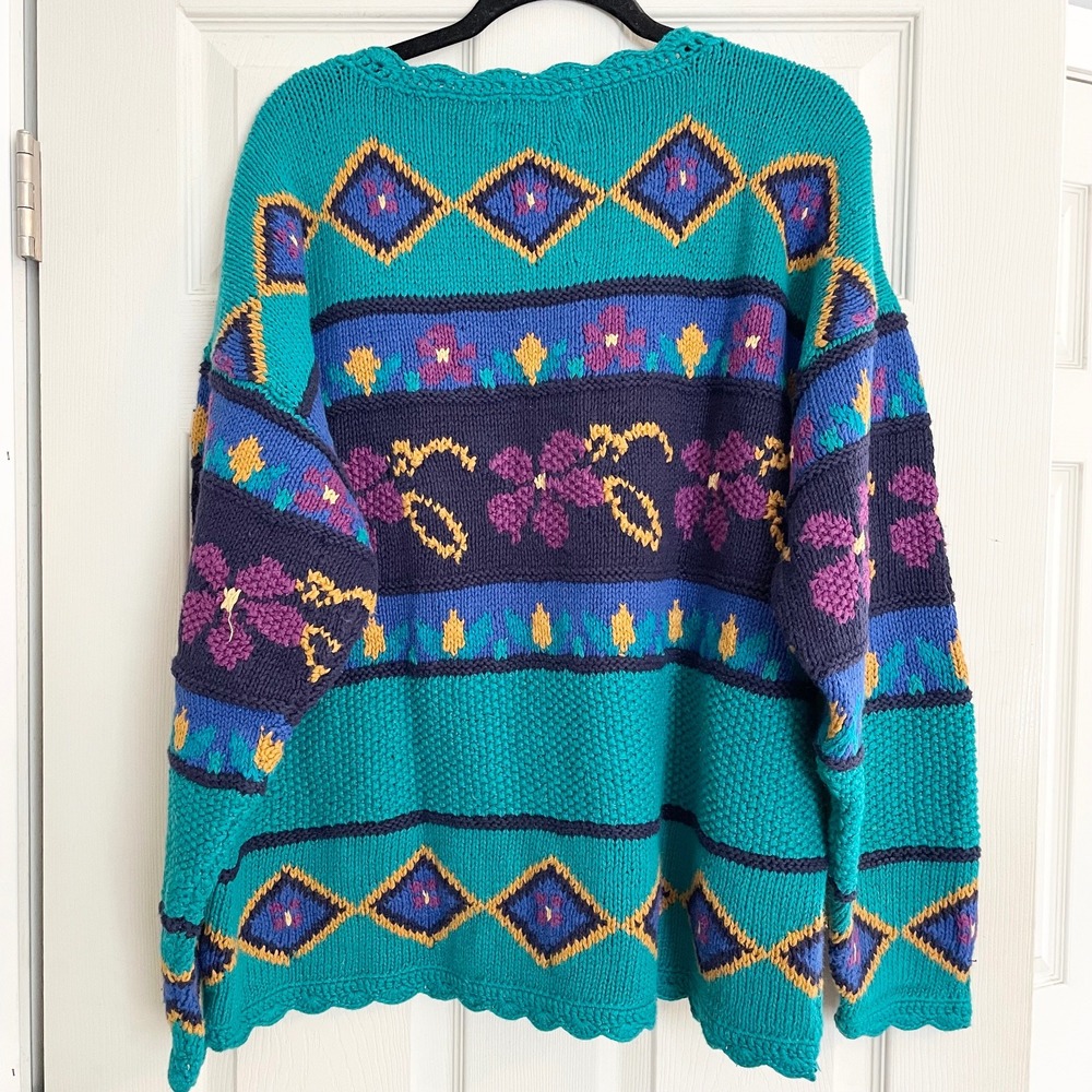 Colorful Knit Sweater - Picture 6 of 12